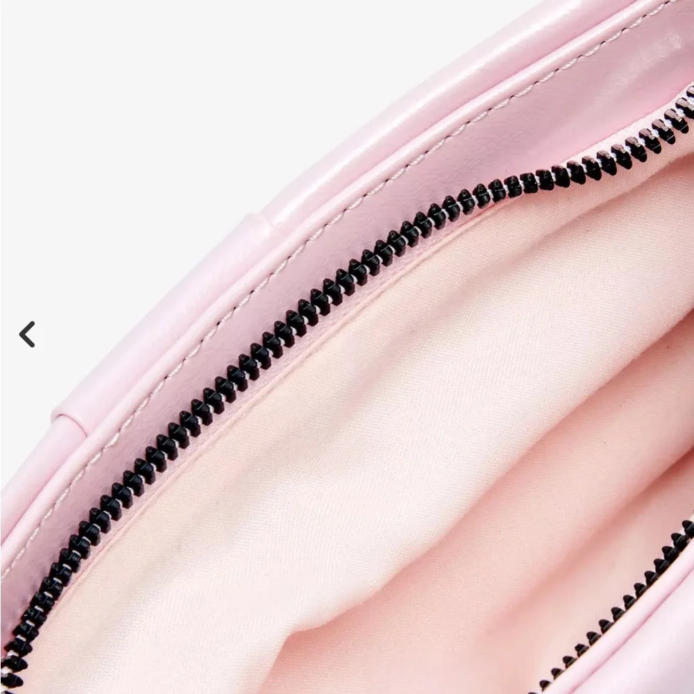 Elegant Pink Bow Clutch with Pearl Handle or add Pearl Shoulder Straps